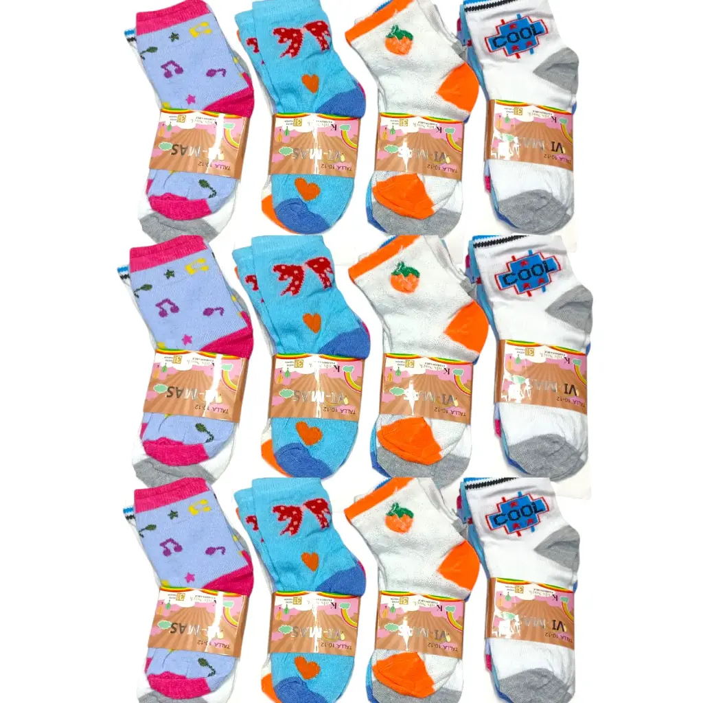 CALCETIN D NIÑA YZ-24 $57/10pzas $53