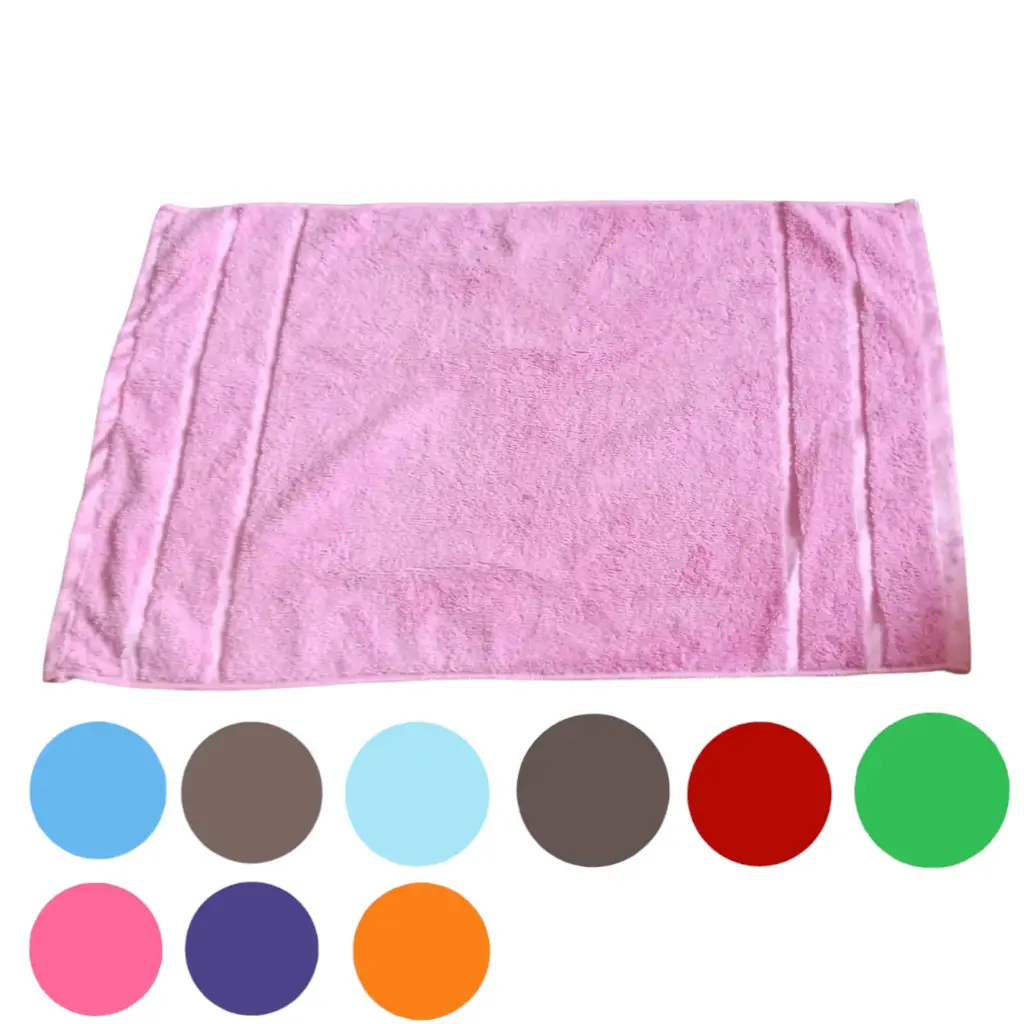 TOALLA PULMAN MICRO COLORES 5 PIEZAS