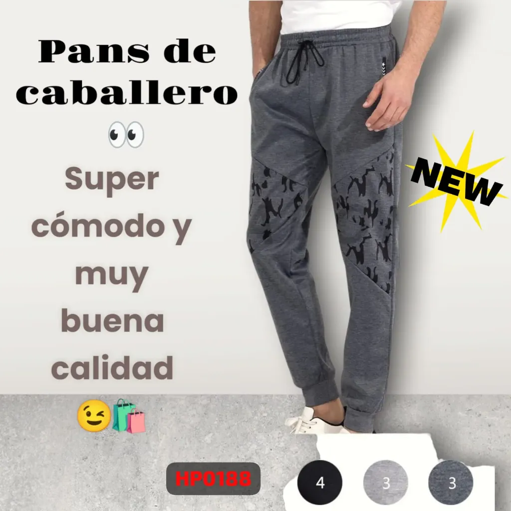 [HP0188] PANTS CABALLERO  HP0188 5 PZAS $59