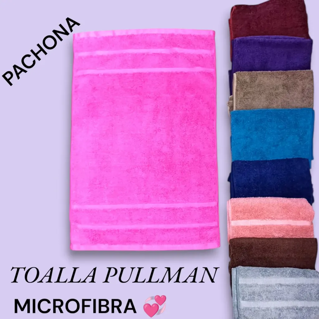 [PULMAN] TOALLA PULMAN PACHONA COLORES 5 PIEZAS